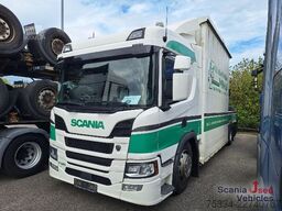 Šasija kamiona Scania P 320 B4x2LB - Glasaufbau!!! mit HIAB 138 ES-3 Kra