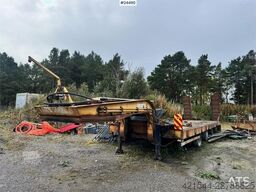Damm 4-Axle Machinery Trailer with Hydraulic Ramps