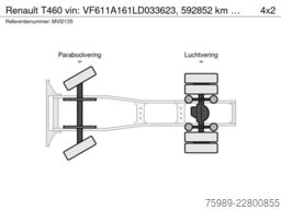 Renault T460 vin:  VF611A161LD033623,  592852 km