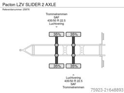 Pacton LZV SLIDER 2 AXLE
