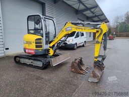 Wacker Neuson EZ28 with 3 excavator buckets