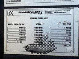 Faymonville FS 43 1ACC 3 axle  lowbed ramps detachable goos...