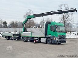 MERCEDES-BENZ ACTROS 2645 * FASSI F345.24 + FUNK + Anhänger