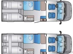 GLUECKSMOBIL C 65 SL *Einzelbetten*nur 2,12 m breit*