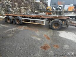 Kaupe 3 akslet hook trailer with tipper for sale as a re