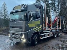 Volvo FH16 750 6x4 timber truck with Epsilon M12 crane