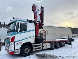 Volvo FH540 8x4 Tridem Crane truck w/ 50 t/m HMF crane w