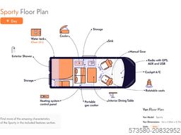 Fiat Talento Campervan | 2 Schlafplätze Küche | Reisefertig