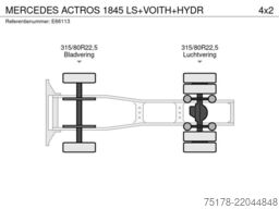 Mercedes-Benz ACTROS 1845 LS+VOITH+HYDR