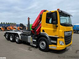 DAF FAQ CF 400 8x2 Euro 6 HMF 26 Tonmeter laadkraan...