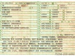 SCHMITZ CARGOBULL SCS 24/L - 13.62 EB / Lift / EDSCHA/Stapleraufn.