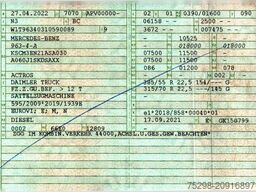 MERCEDES-BENZ Actros 1853 / Retarder / Kipphydraulik / PTO /6E