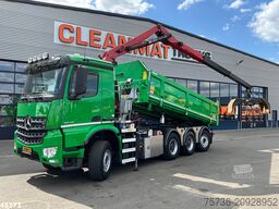 Mercedes-Benz Arocs 3743 8x4 Euro 6 HMF 19 Tonmeter Elektrisc...