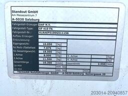 DAF XF 410 FA    Fahrgestell