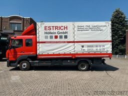 MERCEDES-BENZ 818 Atego Pritsche + Plane mit Schlafkabine 4x2