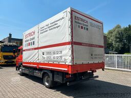 MERCEDES-BENZ 818 Atego Pritsche + Plane mit Schlafkabine 4x2