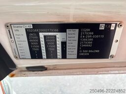 Scania G 500 6x2 9 TON FRONT AXLE / RETARDER / DOUBLE ...