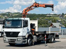 MERCEDES-BENZ AXOR 1829 * Pritsche 6,20 m + ATLAS 135.2 * TOP!