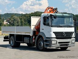 MERCEDES-BENZ AXOR 1829 * Pritsche 6,20 m + ATLAS 135.2 * TOP!