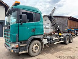 SCANIA P124  6x2 ABROLLKIPPER*1999*EURO2*