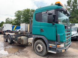 SCANIA P124  6x2 ABROLLKIPPER*1999*EURO2*