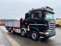 Scania R 480 8x2 Retarder Hiab 47 Tonmeter laadkraan +...