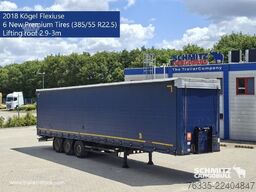 Otvorena poluprikolica sa ceradom Kögel Curtainsider Mega