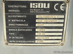 IVECO ML 75E 14, Schiebeplateau, Hubbrille