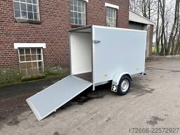 Hapert Trailers HAPERT SAPPHIRE L-1 | GRAU | RAMPE 250X130X150CM 1500KG KOFFERANHÄNGER