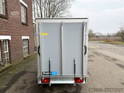 Hapert Trailers HAPERT SAPPHIRE L-1 | GRAU | RAMPE 250X130X150CM 1500KG KOFFERANHÄNGER
