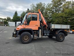 UNIMOG U 500 3-Seiten-Kipper mit Kran PK 9501