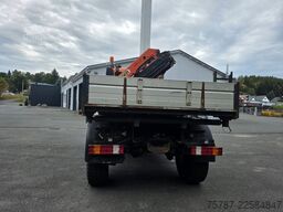 UNIMOG U 500 3-Seiten-Kipper mit Kran PK 9501