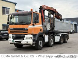 DAF CF85462*8x4*Mit Kran*Retarder*Klima*Hinterkipper