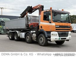 DAF CF85462*8x4*Mit Kran*Retarder*Klima*Hinterkipper