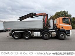 DAF CF85462*8x4*Mit Kran*Retarder*Klima*Hinterkipper