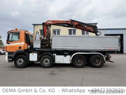 DAF CF85462*8x4*Mit Kran*Retarder*Klima*Hinterkipper