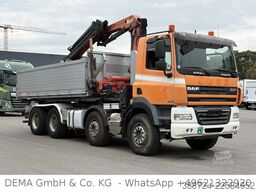 DAF CF85462*8x4*Mit Kran*Retarder*Klima*Hinterkipper