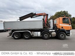 DAF CF85462*8x4*Mit Kran*Retarder*Klima*Hinterkipper