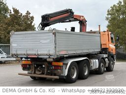 DAF CF85462*8x4*Mit Kran*Retarder*Klima*Hinterkipper