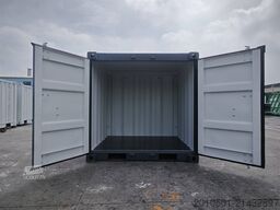 6 Fuß Seecontainer / Anthrazit Lichtgrau / Minicontainer /Baucontainer