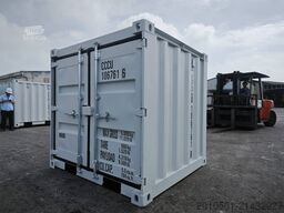 6 Fuß Seecontainer / Anthrazit Lichtgrau / Minicontainer /Baucontainer