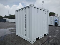 6 Fuß Seecontainer / Anthrazit Lichtgrau / Minicontainer /Baucontainer