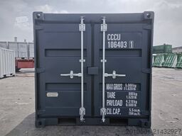 6 Fuß Seecontainer / Anthrazit Lichtgrau / Minicontainer /Baucontainer