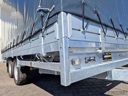 trailershop Hochlader mit Plane Spriegel 405x203x210cm lager