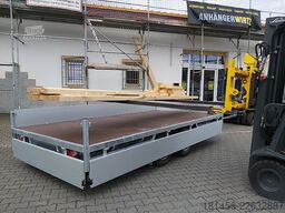 trailershop Hochlader mit Plane Spriegel 405x203x210cm lager