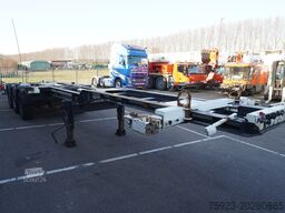 Renders 3 AXLE EXTENDABLE CONTAINER TRANSPORT TRAILER
