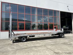 Möslein T 2 Schwebheim  Neuer 2 Achs Tieflader- Anhänger, Verbreiterung