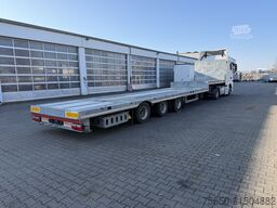 Möslein STO 3 Schwebheim  3 Achs Satteltieflader Plato 45 t GGfür Fertigteile, Baumaschinen oder Container