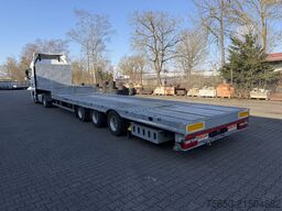 Möslein STO 3 Schwebheim  3 Achs Satteltieflader Plato 45 t GGfür Fertigteile, Baumaschinen oder Container