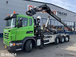 Système de bras à crochet Scania G 440 8x2 Euro 6 Hiab 28 Tonmeter laadkraan